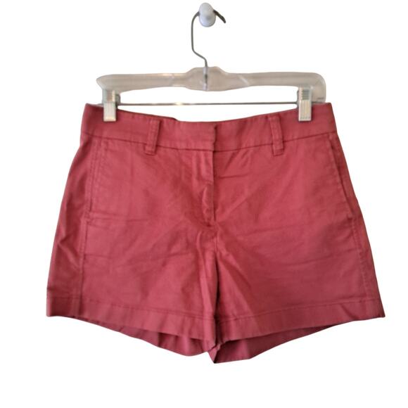 J Crew Chino Cotton Dark Shorts - Size 2 - Picture 1 of 6